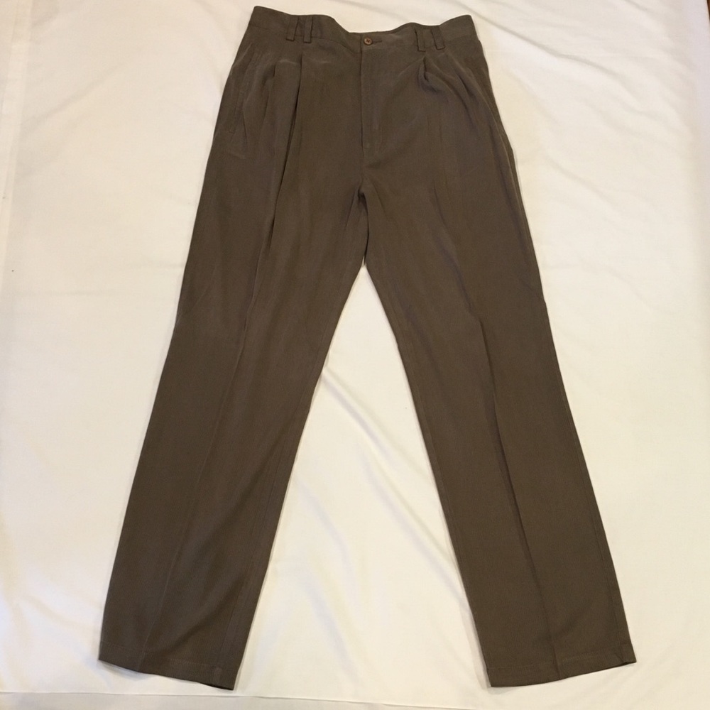 Island Republic Silk Slacks 34x32